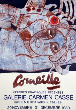 Litografía Corneille - Galerie Carmen Casse