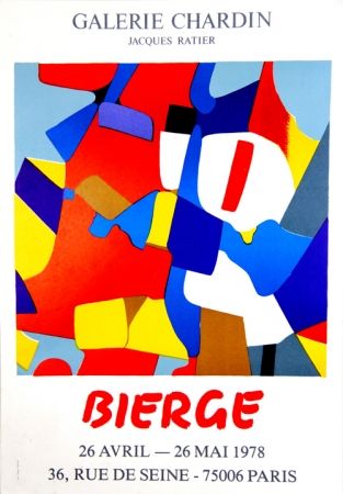 Serigrafía Bierge - Galerie Chardin