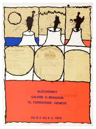 Cartel Alechinsky - Galerie D. Benador, Genève