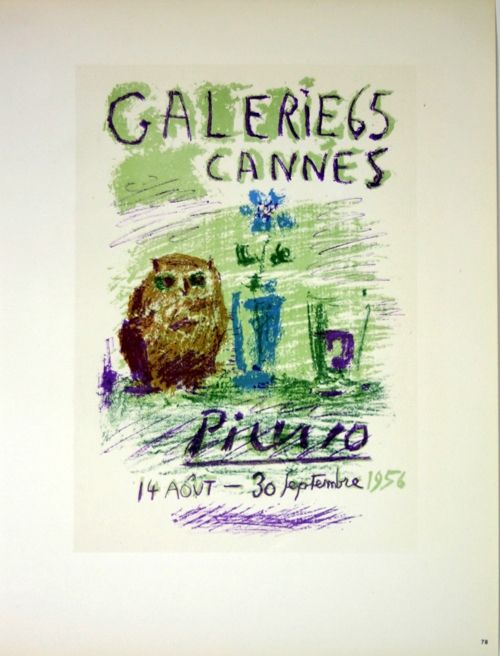 Litografía Picasso (After) - Galerie de Cannes