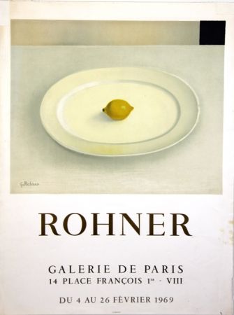 Litografía Rohner - Galerie de Paris