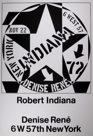 Serigrafía Indiana - Galerie Denise René, 1972.