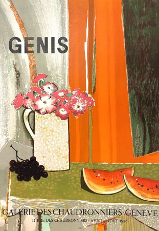 Cartel Genis - Galerie des Chaudronniers Genève