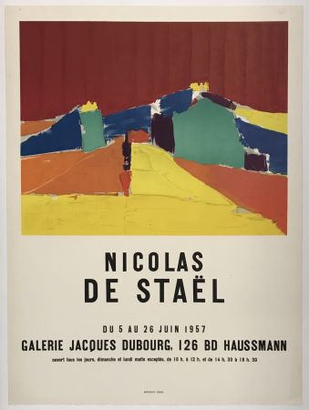 Litografía De Stael - Galerie Jacques Dubourg