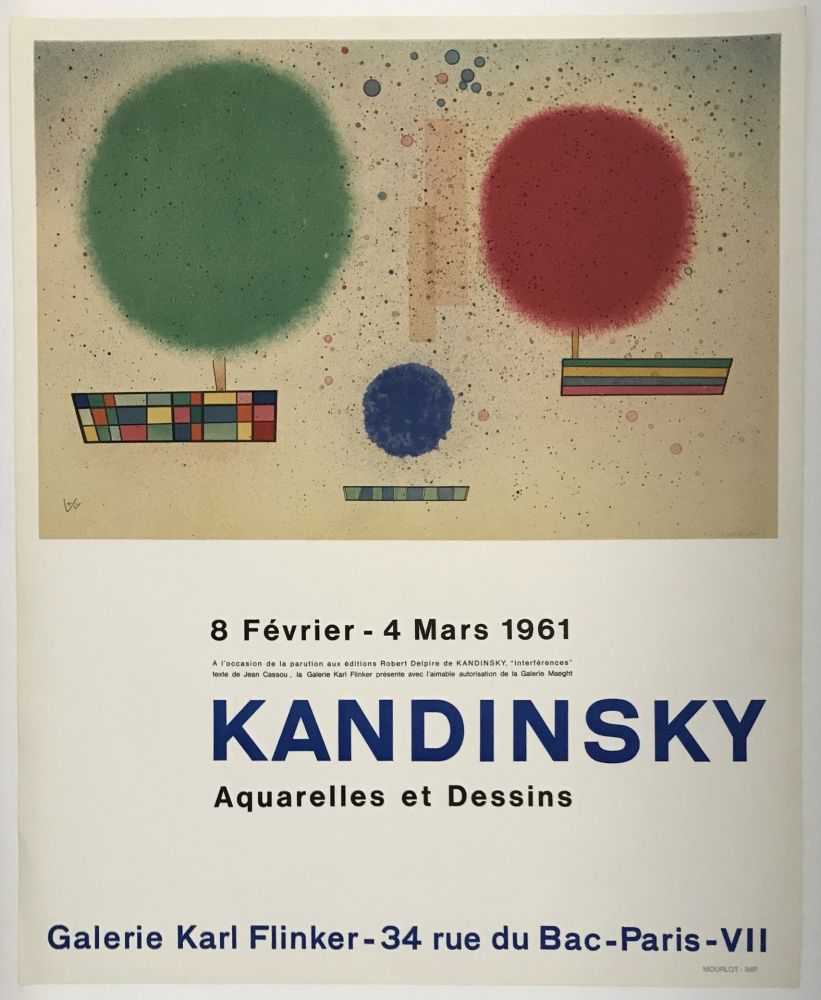 Litografía Kandinsky - Galerie Karl Flinker