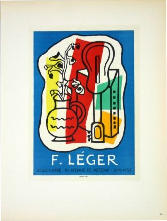 Litografía Leger - Galerie Louis Carré 
