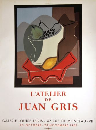 Litografía Gris  - Galerie Louise Leiris 