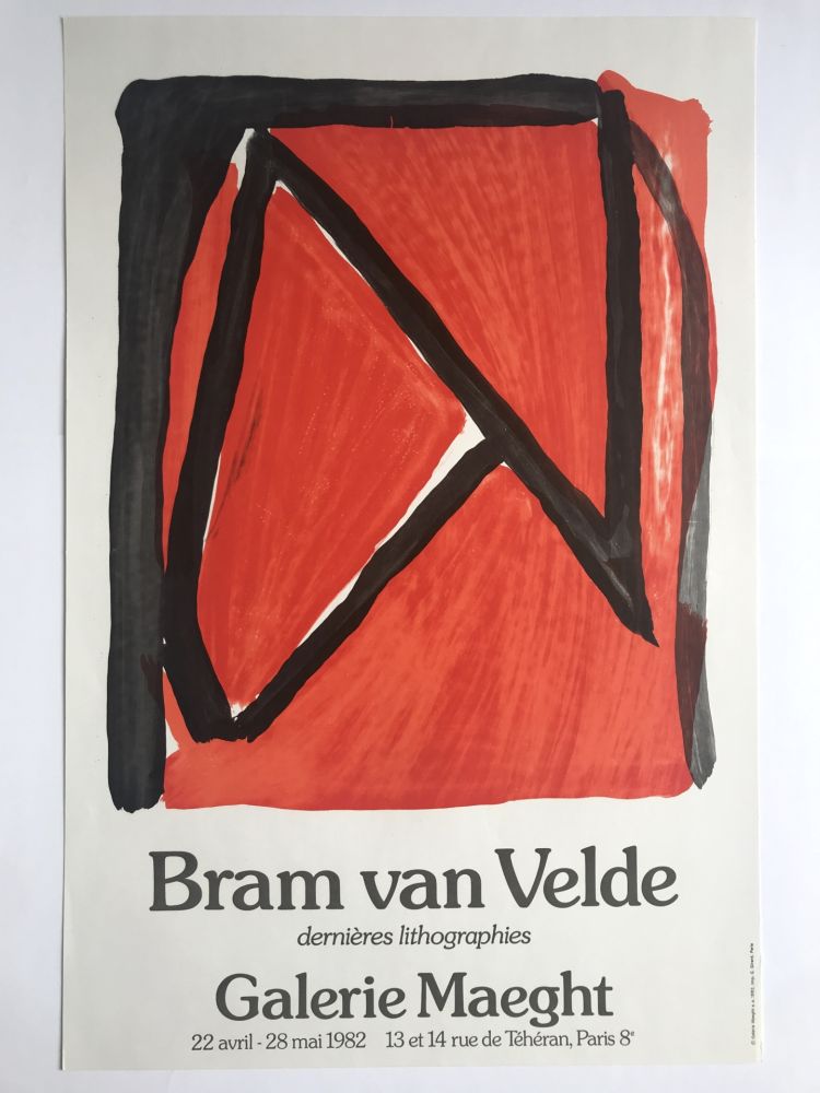 Cartel Van Velde - Galerie Maeght