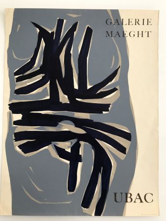 Cartel Ubac - Galerie Maeght