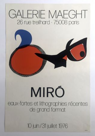 Cartel Miró - Galerie Maeght