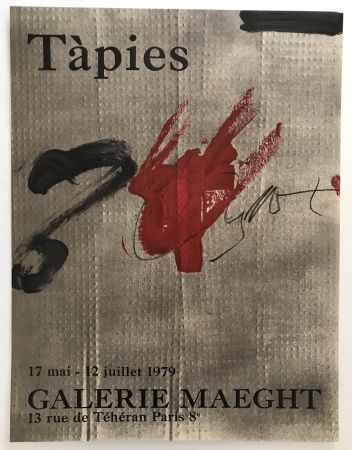 Cartel Tàpies - Galerie Maeght