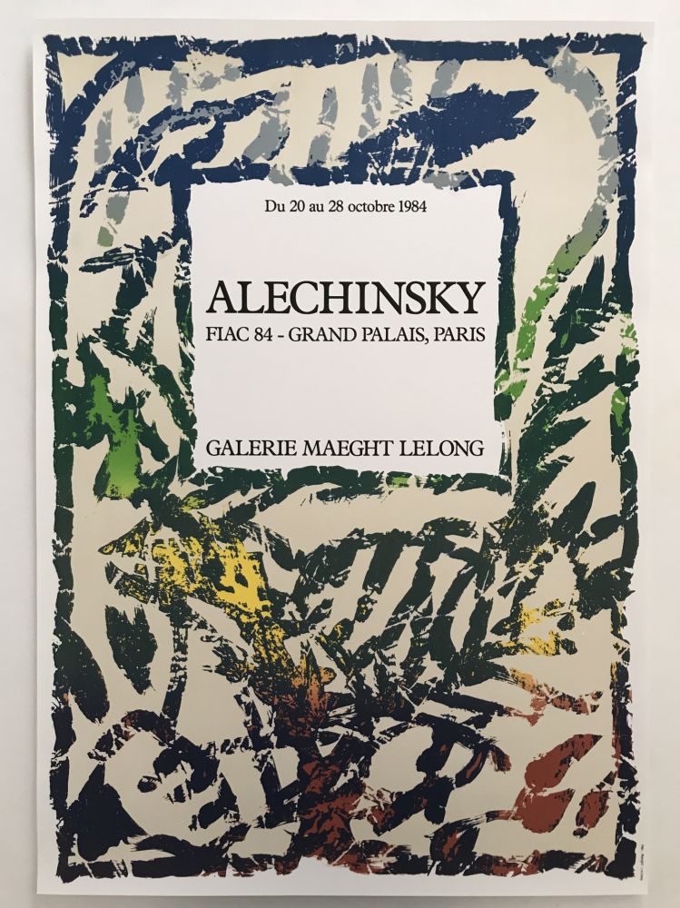 Cartel Alechinsky - Galerie Maeght Lelong - FIAC 84