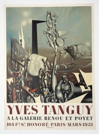 Litografía Tanguy - Galerie Renou et Poyet