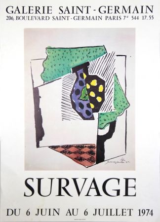 Cartel Survage - Galerie St Germain