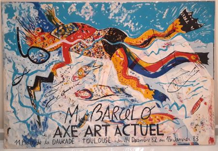 Litografía Barcelo - Galeríe Axe Art Actuel - Toulouse 1983