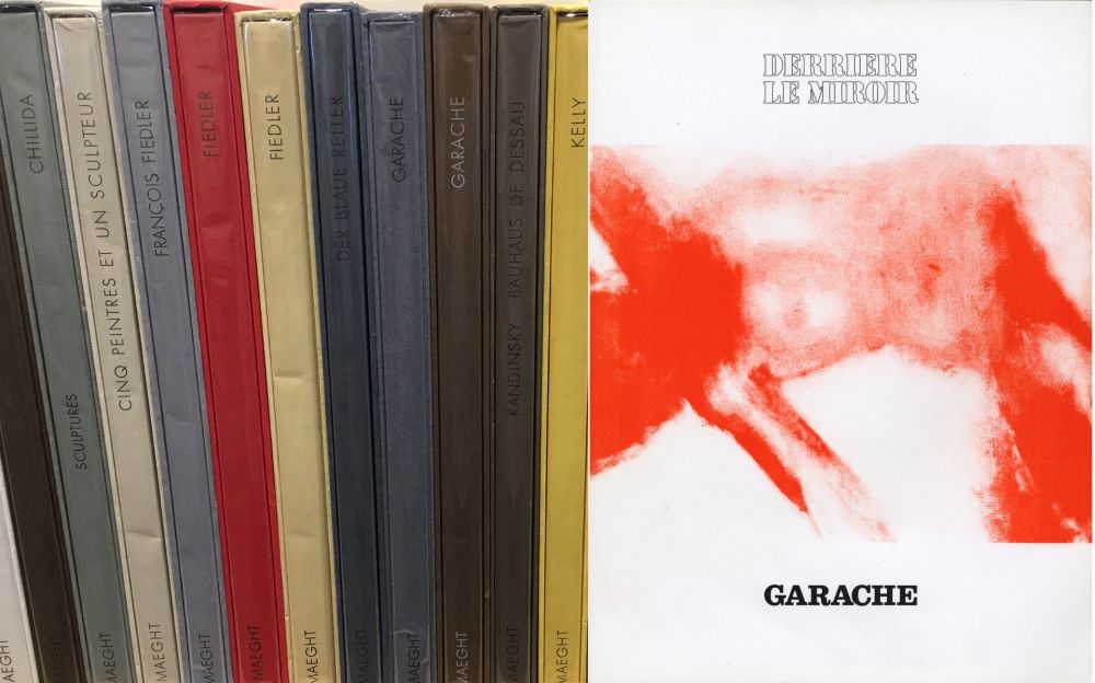 Libro Ilustrado Garache - GARACHE. DERRIÈRE LE MIROIR N°222. Février 1977. TIRAGE DE LUXE SIGNÉ..