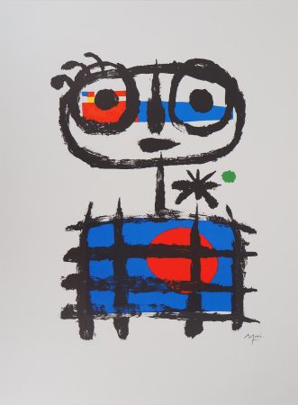 Litografía Miró - Garçon imaginaire