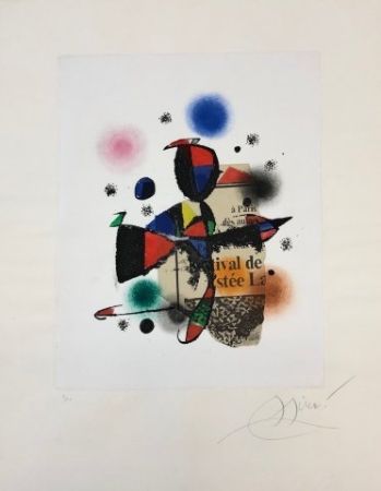 Aguafuerte Y Aguatinta Miró - Gaudi XV