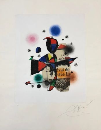 Aguafuerte Y Aguatinta Miró - Gaudi XV