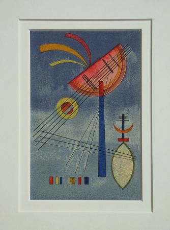Litografía Kandinsky (After) - Geneigter Halbkreis