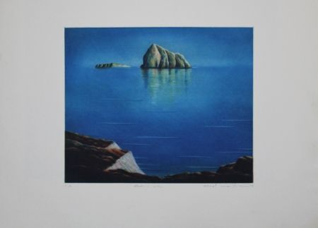 Aguafuerte Y Aguatinta Maibaum - Genesis:  Insel
