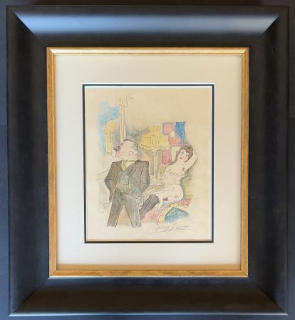 Litografía Grosz - George Grosz (1893–1959) - Kraft und Anmut - Color lithograph - 1923