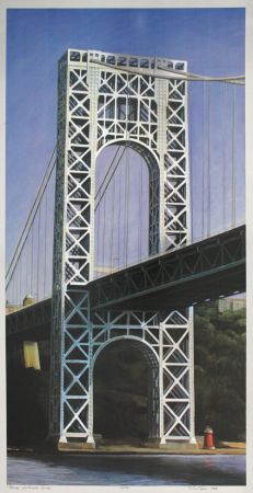 Litografía Haas - George Washington Bridge