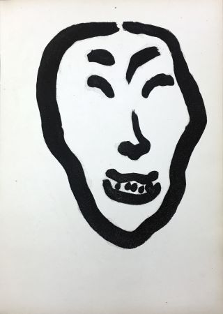 Aguatinta Matisse - Georges Duthuit : UNE FÊTE EN CIMMÉRIE. (F. Mourlot 1964)