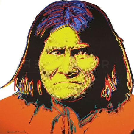 Serigrafía Warhol - Geronimo (FS II.384)