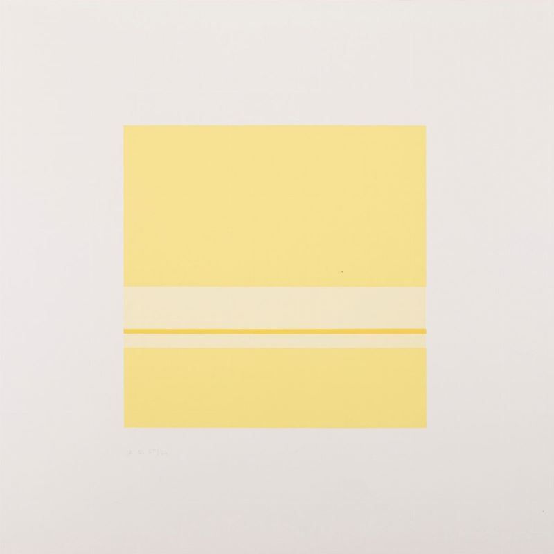 Serigrafía Calderara - Giallo