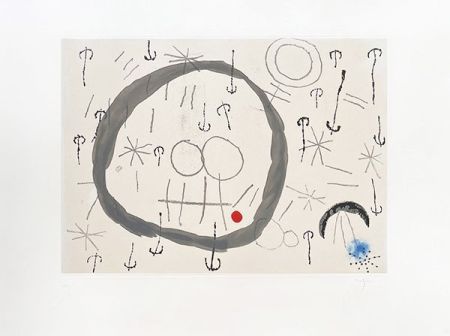 Grabado Miró - Giboulées