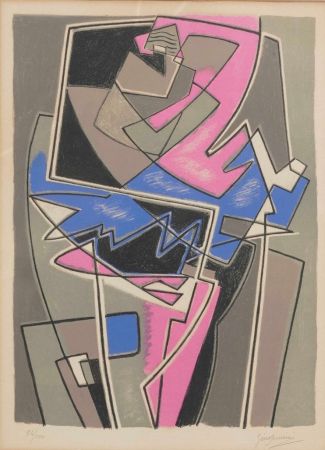Litografía Severini - Gino Severini (1883–1966) - Ballerine - Lithograph on paper - 1954