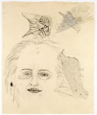 Litografía Smith - Ginzer and the birds