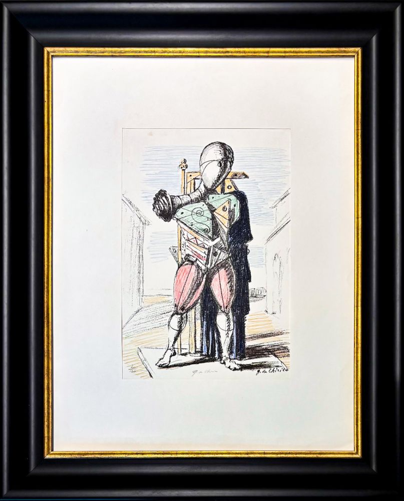 Litografía De Chirico - Giorgio De Chirico (1888–1978) - Manichino - 6-colour lithography - 1964