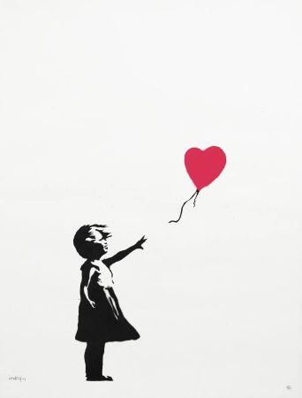 Serigrafía Banksy - Girl With A Balloon