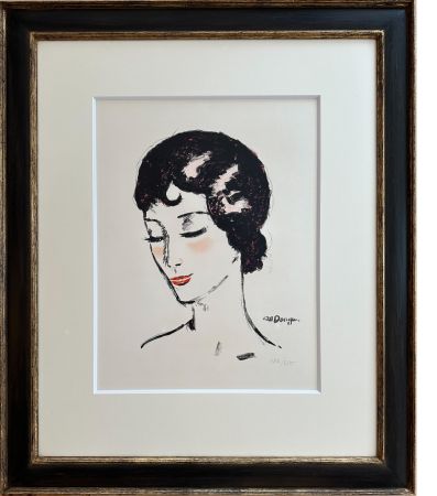 Litografía Van Dongen - Girl with Lowered Eyes