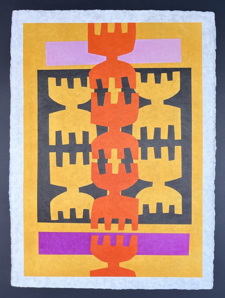 Litografía Capogrossi - Giuseppe Capogrossi (1900-1972) - Lithograph on Japanese paper - 1970