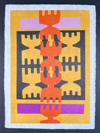 Litografía Capogrossi - Giuseppe Capogrossi (1900-1972) - Lithograph on Japanese paper - 1970