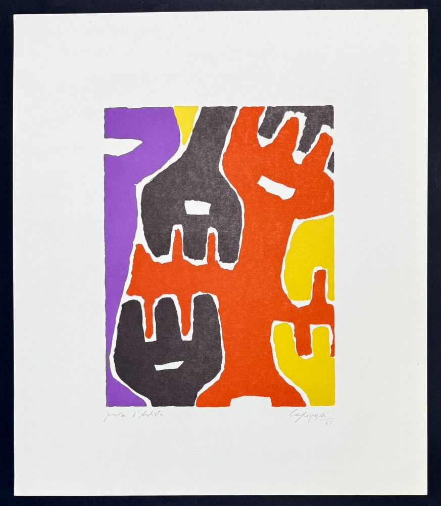 Sin Técnico Capogrossi - Giuseppe Capogrossi (1900–1972) - Zincography on paper - 1961