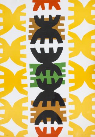 Litografía Capogrossi - Giuseppe Capogrossi (1900 - 1972) - Quarzo N. 3 - Lithograph on paper - 1970