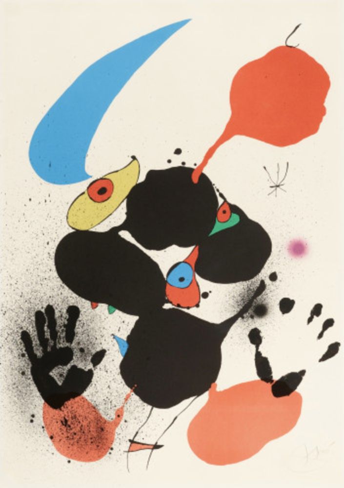 Litografía Miró - Godalla