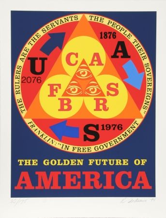 Serigrafía Indiana - Golden Future of America