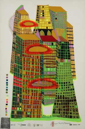 Serigrafía Hundertwasser - Good Morning City