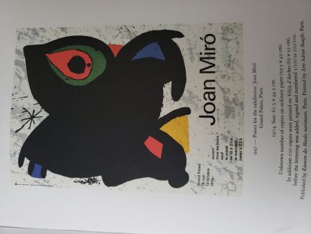 Litografía Miró - Grand Palais