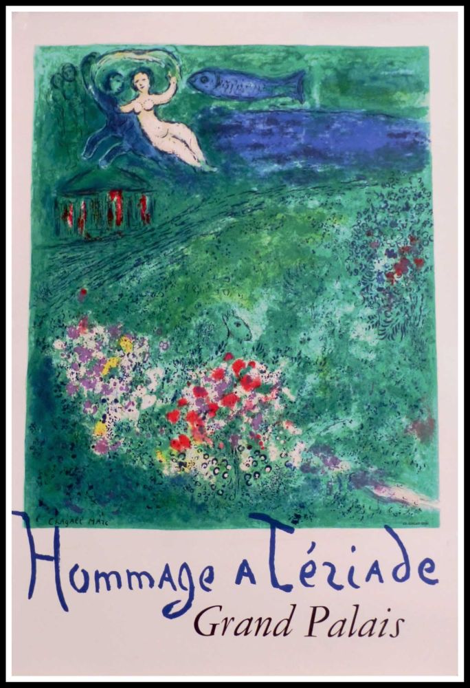 Cartel Chagall - GRAND PALAIS HOMMAGE A TERIADE