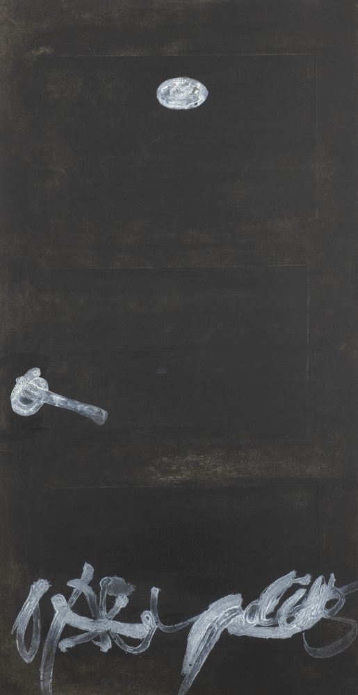 Grabado Tàpies - Grande porte 
