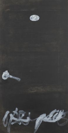 Grabado Tàpies - Grande porte 