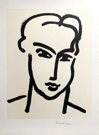 Cartel Matisse (After) - Grande Tête De Katia
