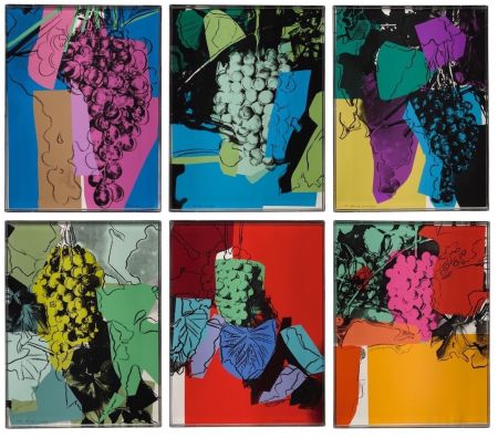 Serigrafía Warhol - Grapes Complete Portfolio
