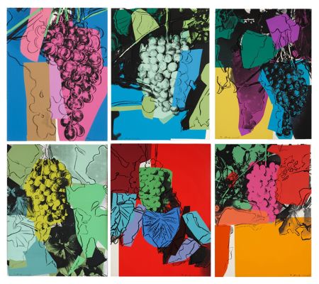 Serigrafía Warhol - Grapes Complete Portfolio